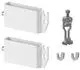 Kermi-Traeger-Set-f-Standkonsolen-60x10-fuer-Heizkoerper-mit-Lasche-weiss-ZB03100001 gallery number 1